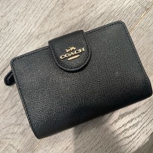 Small coach flap wallet